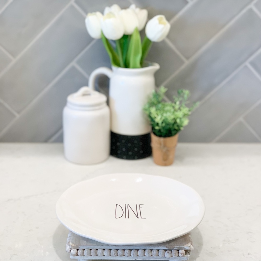 🚨 FINAL DROP. CLOSING 9.16 🚨 Rae Dunn OG DINE Dinner Plate- Single